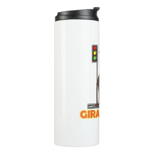 Grappige Pun Giraffe Jam Thermosbeker (Gedraaid links)