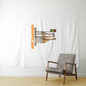 Grappige Pun Giraffe Jam Wandkleed (In Situ (horizontaal))