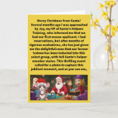 Grappige Pun Muizen Elf Vrolijk Kerstfeest Kaart (Gele Bloem)
