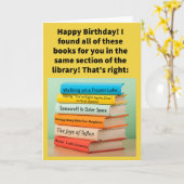 Grappige Pun Non-Friction Gelukkige Verjaardag Kaart (Gele Bloem)