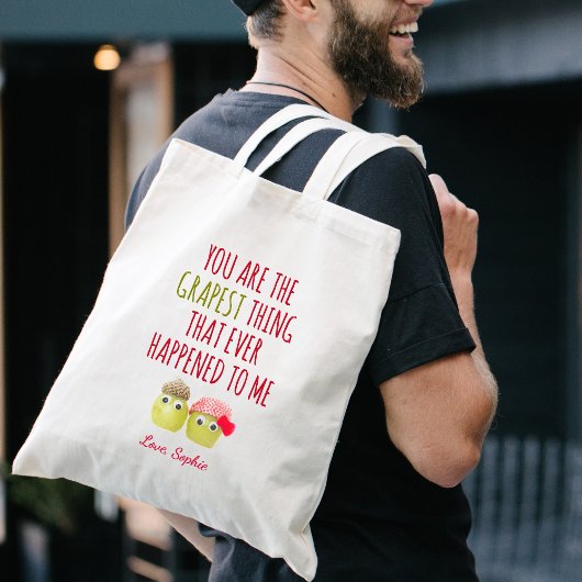 Grappige Pun Valentijnsdag Gift voor Man - Fruit Tote Bag