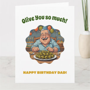 Grappige Pun Verjaardag Kaart voor papa