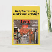 Grappige Pun Well Aisle B Verjaardag Kaart (Voorkant)