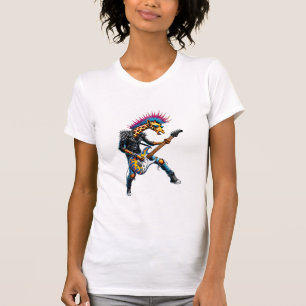 Grappige Punk Giraffe, Rock'n Roll Gothic Giraffe, T-shirt