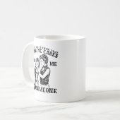 Grappige Punk Rock Steun Meme Koffiemok (Voorkant links)