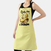 Grappige punny banaan glimlach woord kunst schort (Insitu)