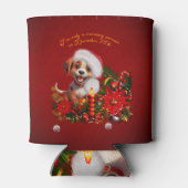 Grappige puppy blikjeskoeler (Achterkant)