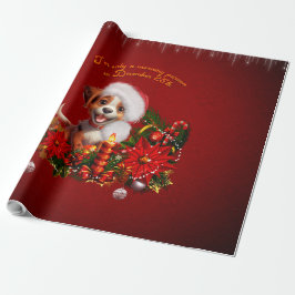 Grappige puppy cadeaupapier
