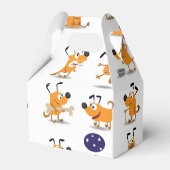 Grappige Puppy - Gevel Bedankdoosjes (Achterkant)