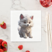 Grappige puppy hond Classic T-Shirt (1) Servet (Insitu)