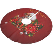 Grappige puppy kerstboom rok (Gekanteld)