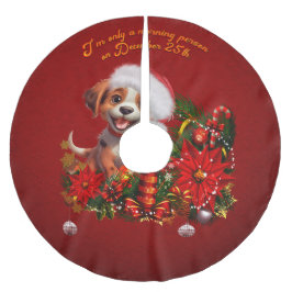 Grappige puppy kerstboom rok