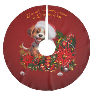 Grappige puppy kerstboom rok