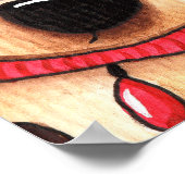 Grappige Puppy Kids Verjaardag Poster (Hoek)