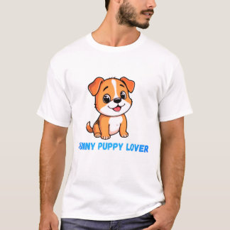 Grappige Puppy Lover Mannen T-Shirt – Schattigee D