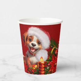Grappige puppy papieren bekers