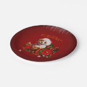 Grappige puppy papieren bordje (Gekanteld)