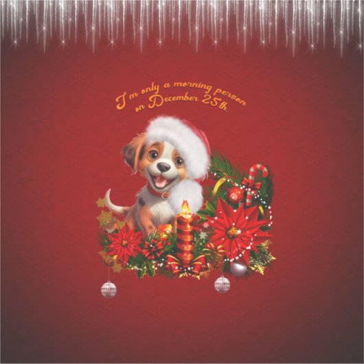 Grappige puppy sticker (Voorkant)