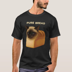 Grappige Pure Brood Siamees Kat Verse Gebakken Bro T-shirt