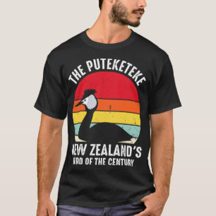 Grappige Puteketeke Nieuw-Zeelandse vogel van de e T-shirt