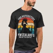 Grappige Puteketeke Nieuw-Zeelandse vogel van de e T-shirt (Voorkant)