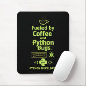 Grappige Python-ontwikkelaar – Aangedreven door Co Muismat (Met muis)