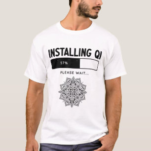 Grappige Qigong Martial Arts Tai Chi Yoga Meditati T-shirt