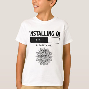 Grappige Qigong Martial Arts Tai Chi Yoga Meditati T-shirt
