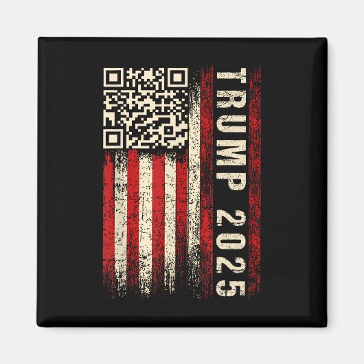 Grappige QR Donald Trump Dancing 4745 Code Video Magneet (Voorkant)