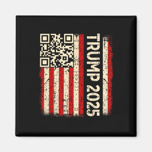Grappige QR Donald Trump Dancing 4745 Code Video Magneet