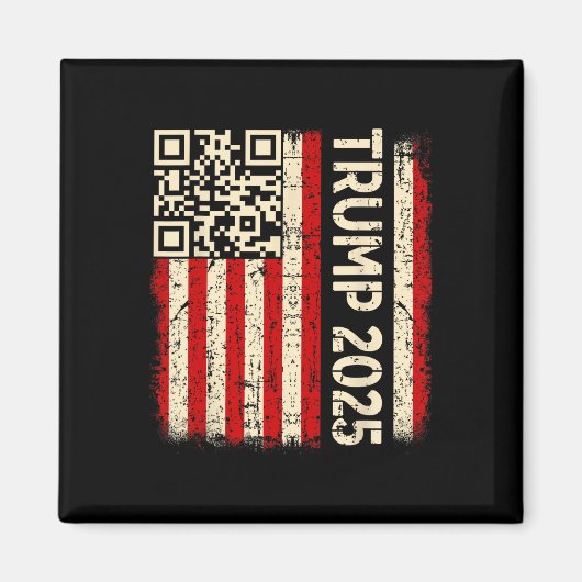 Grappige QR Donald Trump Dancing 4745 Code Video Magneet (Voorkant)