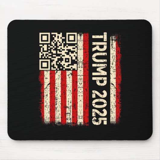 Grappige QR Donald Trump Dancing 4745 Code Video Muismat (Voorkant)