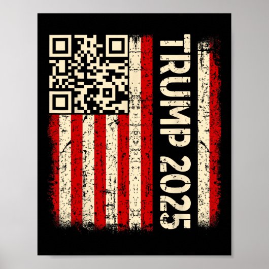Grappige QR Donald Trump Dancing 4745 Code Video Poster (Voorkant)