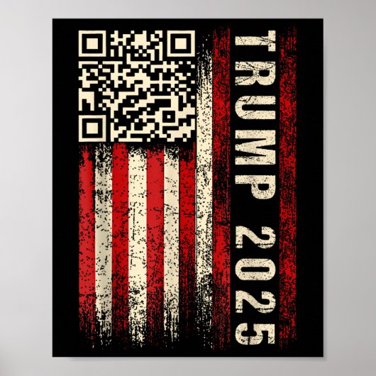 Grappige QR Donald Trump Dancing 47_45 Code Video Poster (Voorkant)