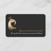 Grappige QR Hair Stylist Make-up Artist Visitekaartje (Voorkant)