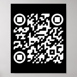 Grappige Qr President Trump Dans Code 3 Poster