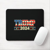 Grappige Qr President Trump Dans Code (op Byck) 2 Muismat (Met muis)