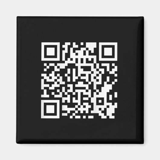 Grappige Qr President Trump Dans Code (op Byck) 5 Magneet (Voorkant)