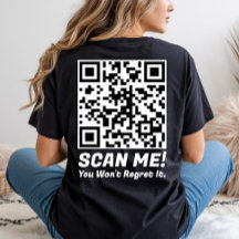 Grappige QR Scan Me! Grappige Spijt Grap