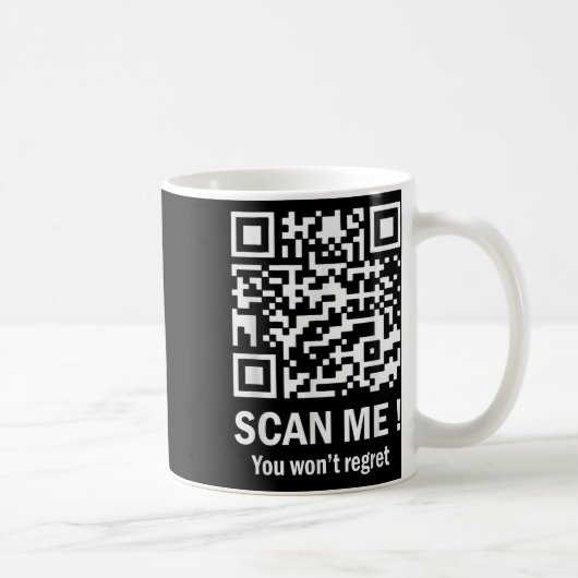 Grappige QR Scan Me President Trump 45_47 Trump Koffiemok (Rechts)