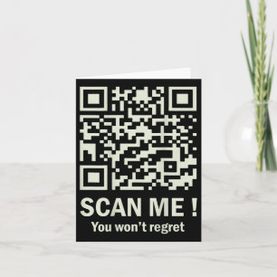 Grappige QR Scan Me Trump 45_47 T-shirt Trump Danc Kaart