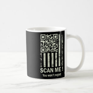 Grappige QR Scan Me Trump 45_47 T-shirt Trump Danc Koffiemok