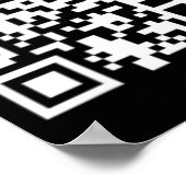 Grappige QR Trump 47 Inauguratie Dag 2025 Danscode Poster (Hoek)