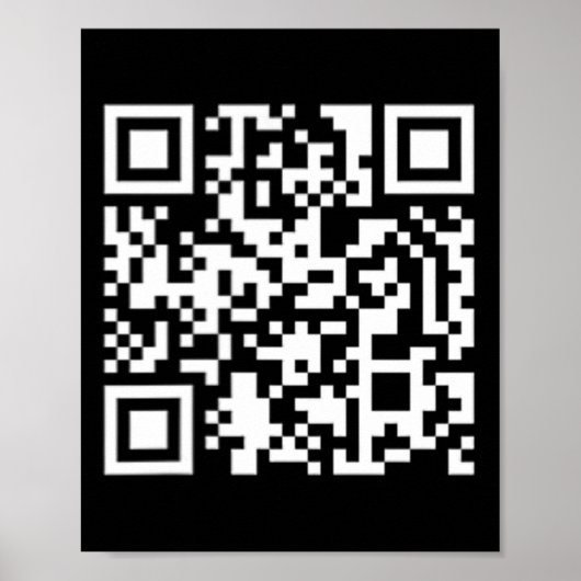 Grappige QR Trump 47 Inauguratie Dag 2025 Danscode Poster (Voorkant)
