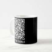 Grappige Qr Trump Dancing Interactieve Code _1 Koffiemok (Voorkant links)