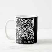 Grappige Qr Trump Dancing Interactieve Code _1 Koffiemok (Links)