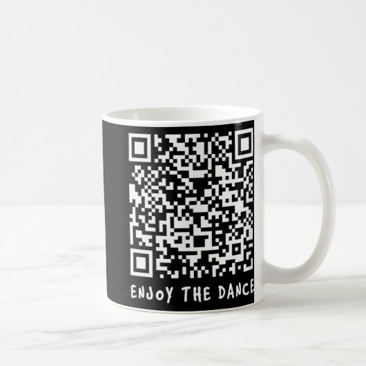 Grappige Qr Trump Dancing Interactieve Code _1 Koffiemok (Rechts)