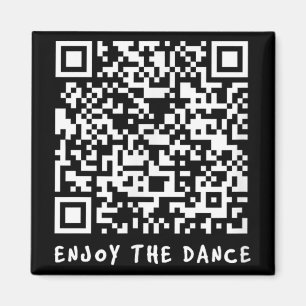 Grappige Qr Trump Dancing Interactieve Code _1 Magneet