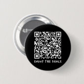 Grappige Qr Trump Dancing Interactieve Code _1 Ronde Button 5,7 Cm (Voorkant /achterkant)