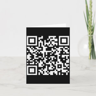 Grappige Qr Wees geen kleine Btch Code zeggende qu Kaart